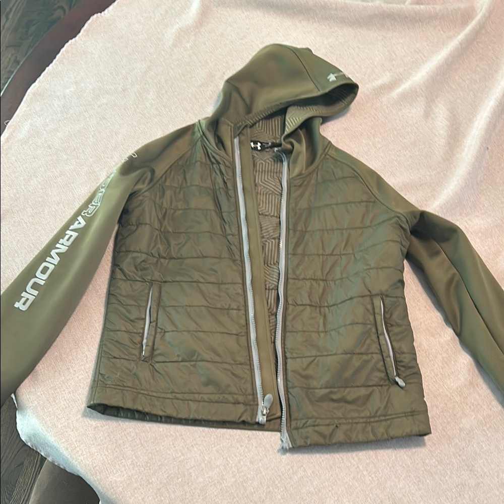Under Armour Green Hooded Jacket